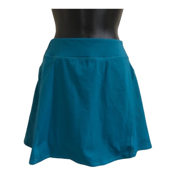 Sincerely Jules teal tennis golf active mesh‎ skort size large new - Picture 3 of 14